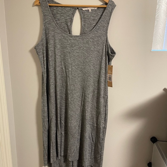 Sleeveless Gray Dress - Picture 1 of 3